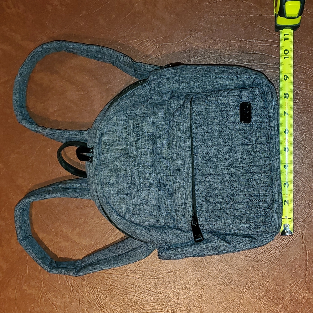Lug mini orbit backpack heather gray EUC